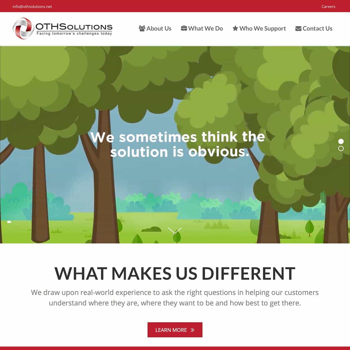 OTH Solutions Website - Professional Web Design by Johnny Flash Productions