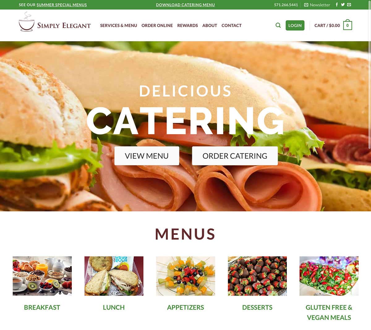 Simply Elegant Website - Professional Web Design by Johnny Flash Productions