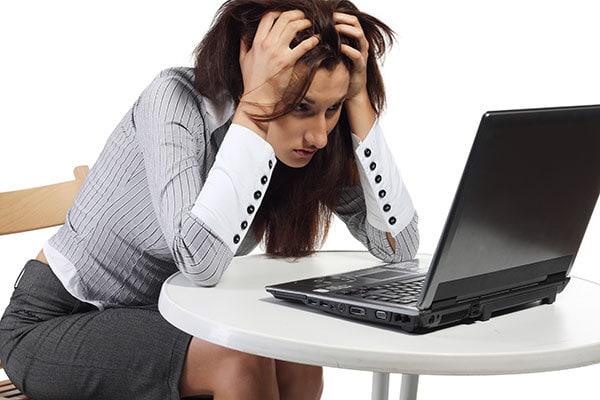 Frustrated business owner with overseas design firm