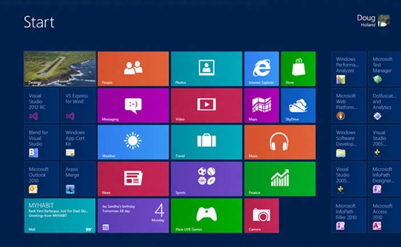 Outdated web design trend: flat design