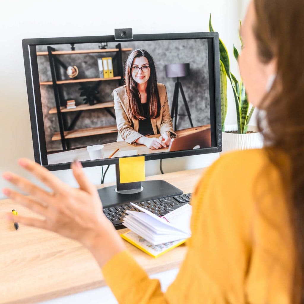 Zoom Call with a Digital Marketing Consultant