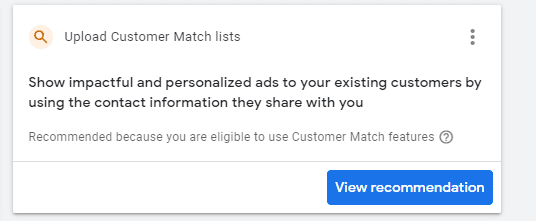customer match