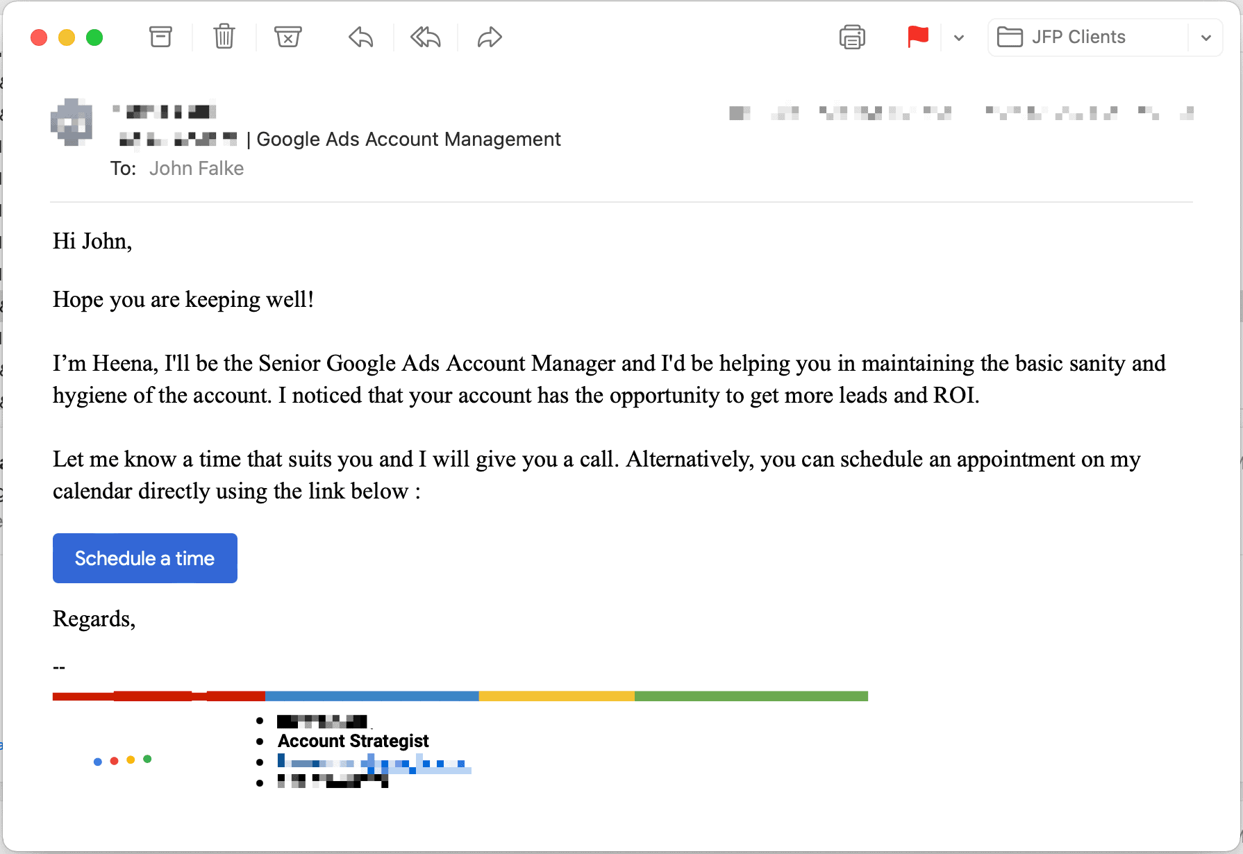 Google ads call request 