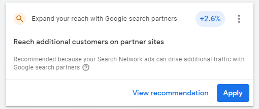 google search partners