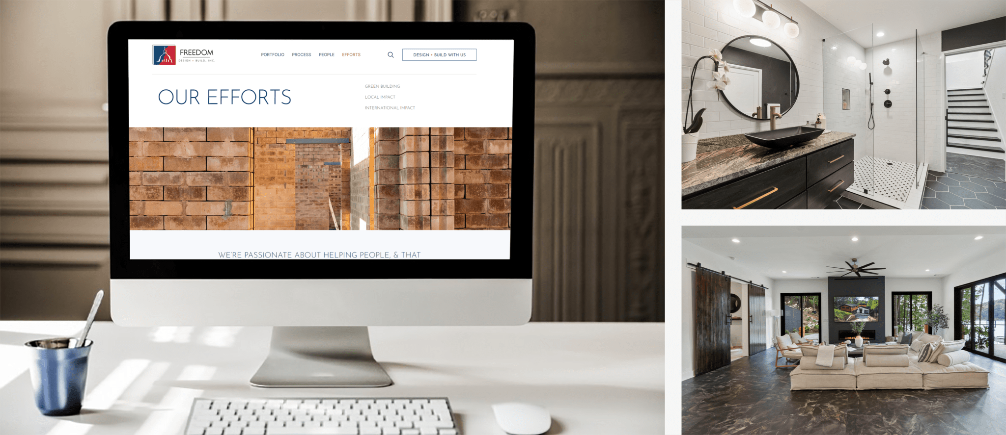 Freedom Design Build site by Johnny Flash Productions