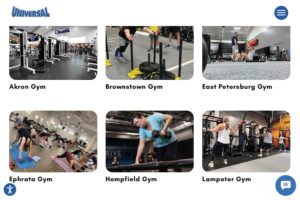 universal athletic club website location pages