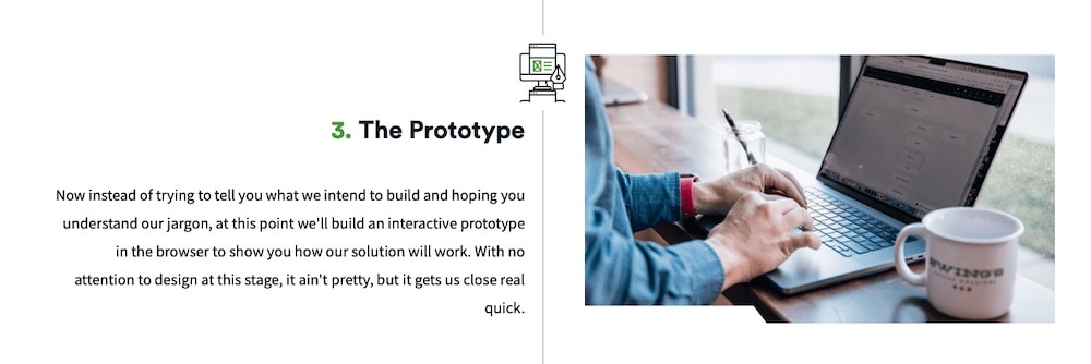 web design process prototype