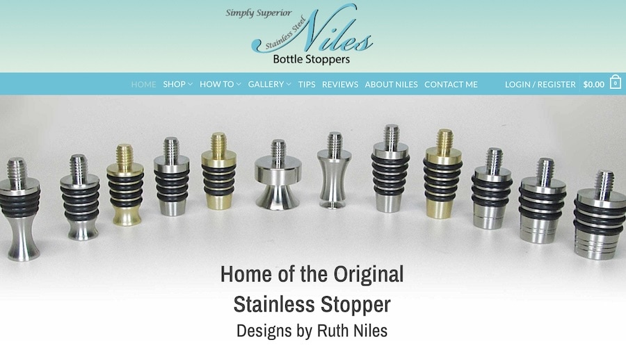 Niles Bottle Stoppers new design