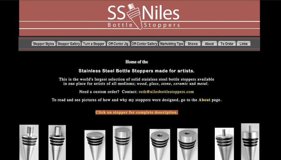 Niles Bottle Stoppers old design