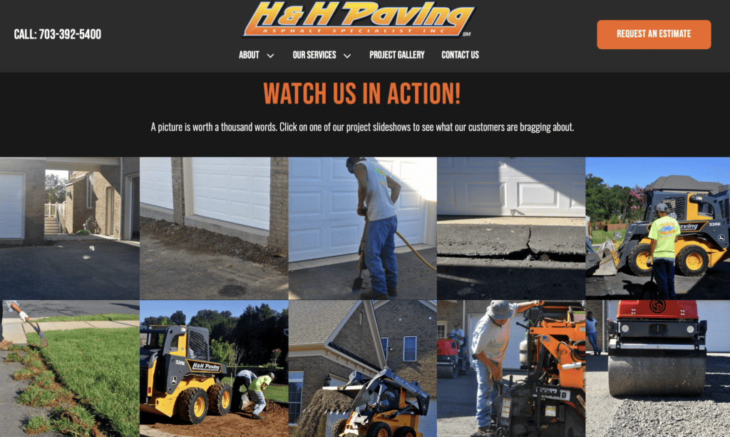 H&H Paving photo gallery