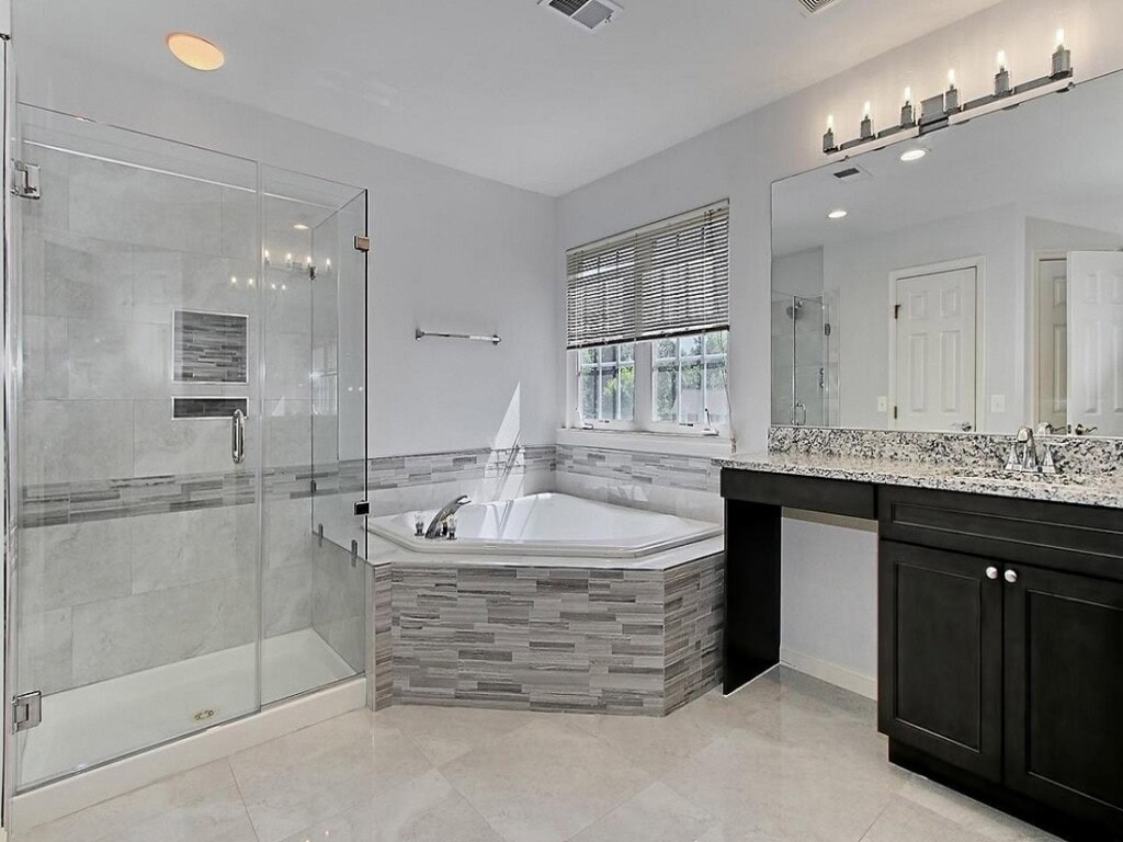 Modern bathroom remodeling
