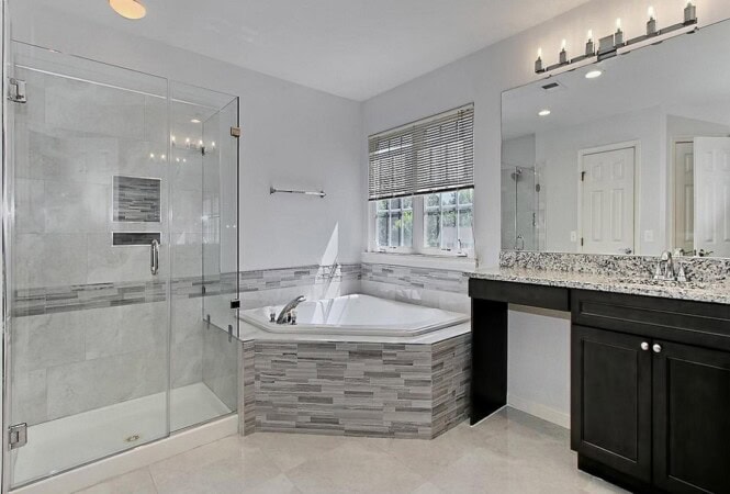 Modern bathroom remodeling
