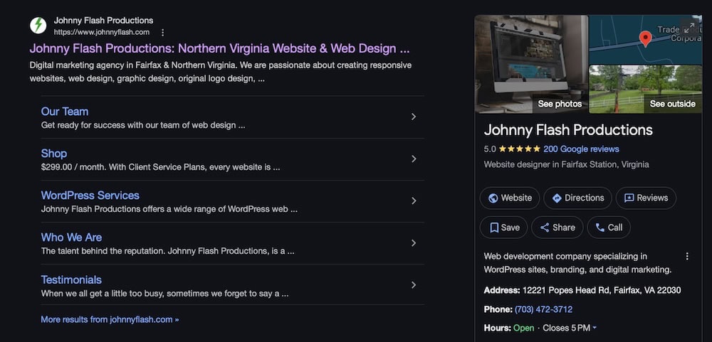 Johnny Flash Google Business Profile