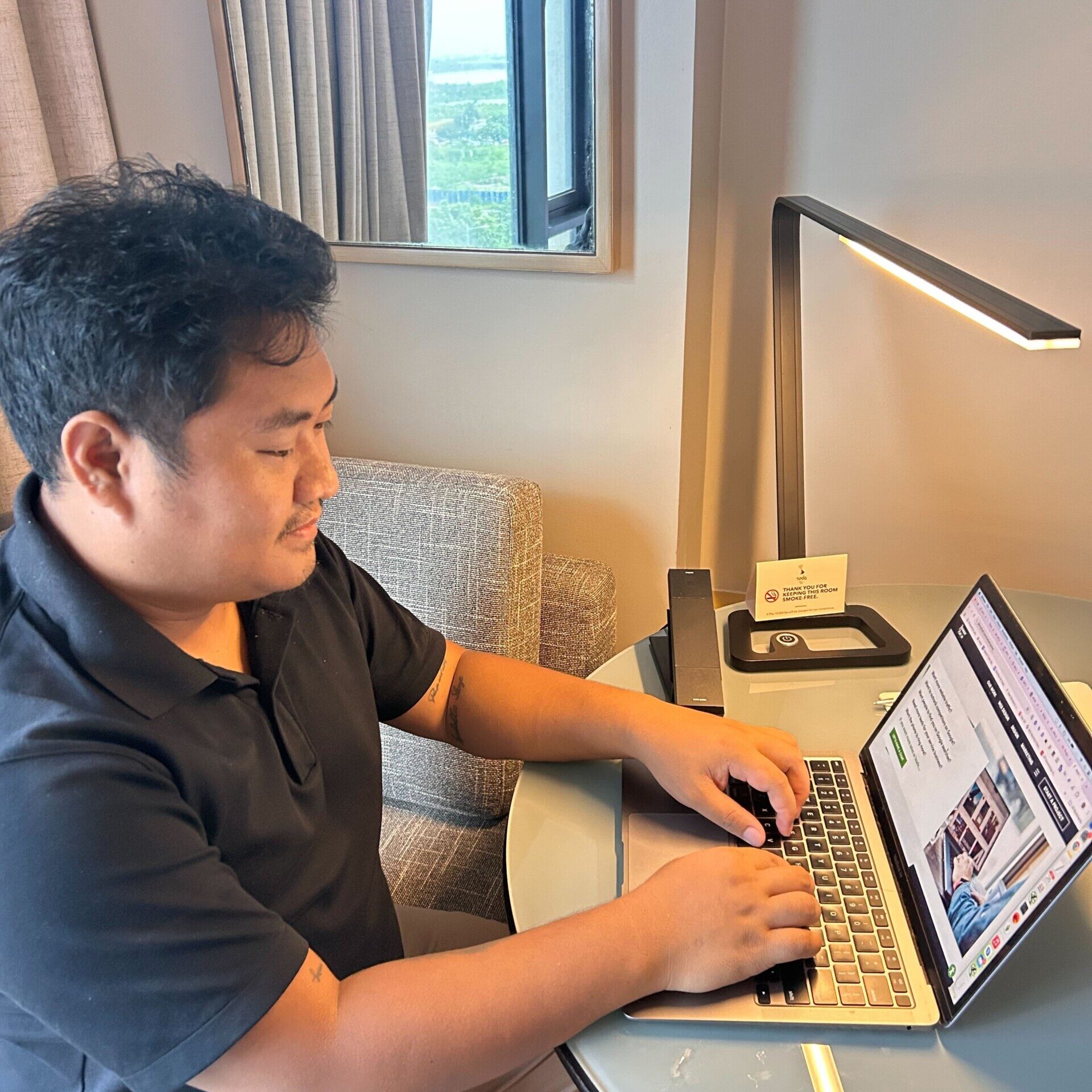 JC working 3